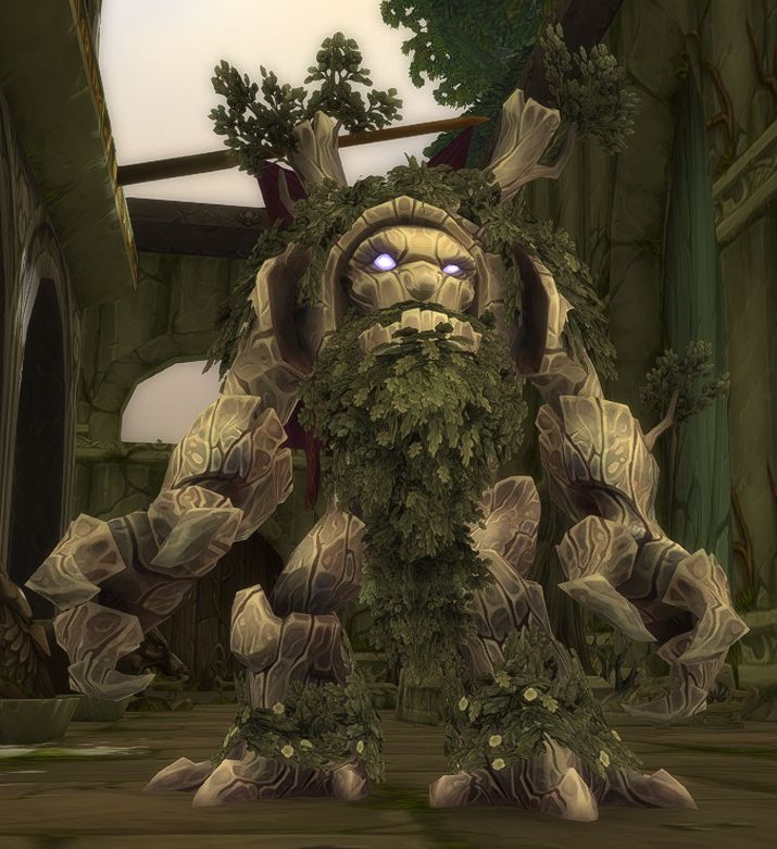 An Ironbark Protector, one of the treants Tendris calls to his aid