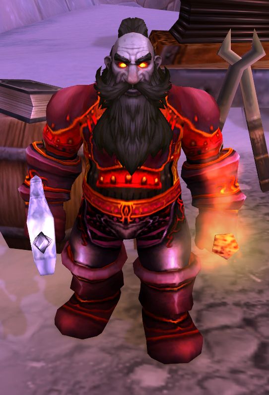 Malyfous Darkhammer in Everlook, who works the Beast's hide