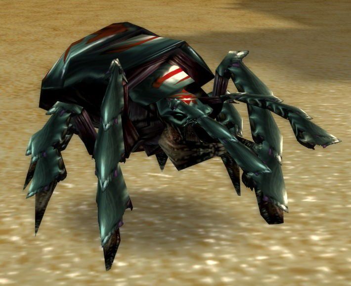 A scarab, like the cursed insects that crowd Theka's shrine