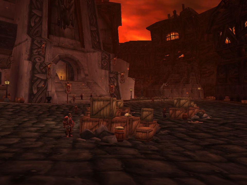 Crusaders' Square on the living side of Stratholme