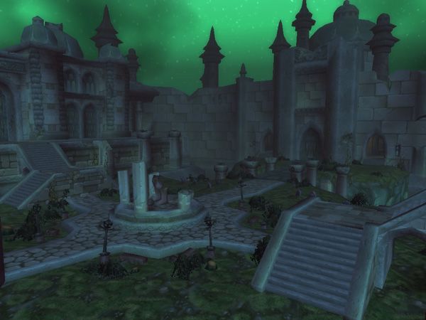 The Ruins of Lordaeron above the city