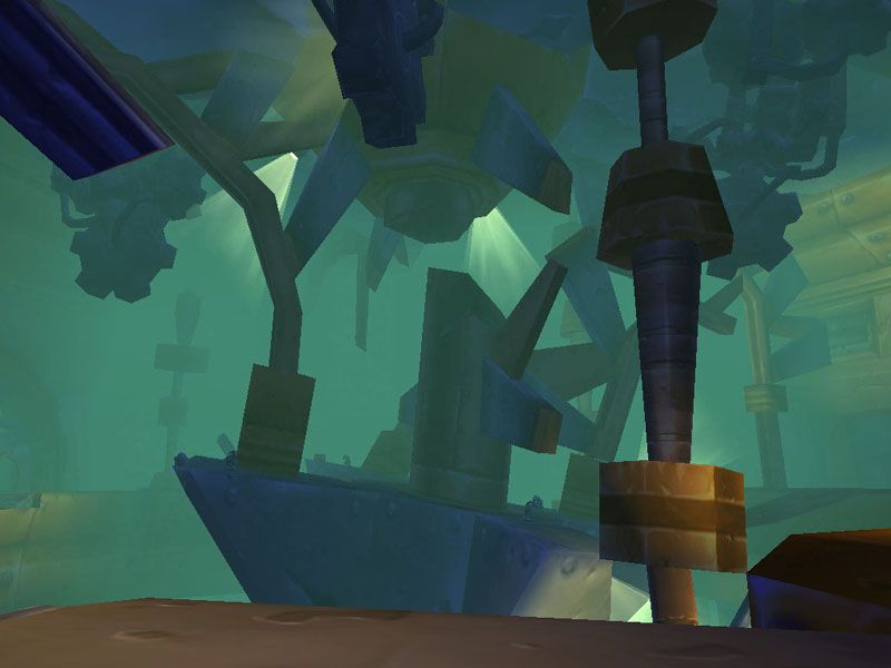The Hall of Gears, the first great hall of Gnomeregan