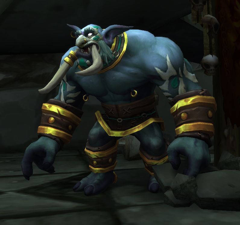 A Smolderthorn Berserker, one of the trolls who guard Voone