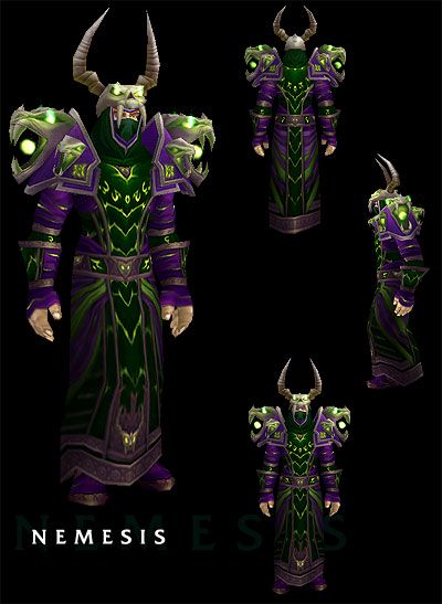 Nemesis Raiment, the Tier 2 warlock set