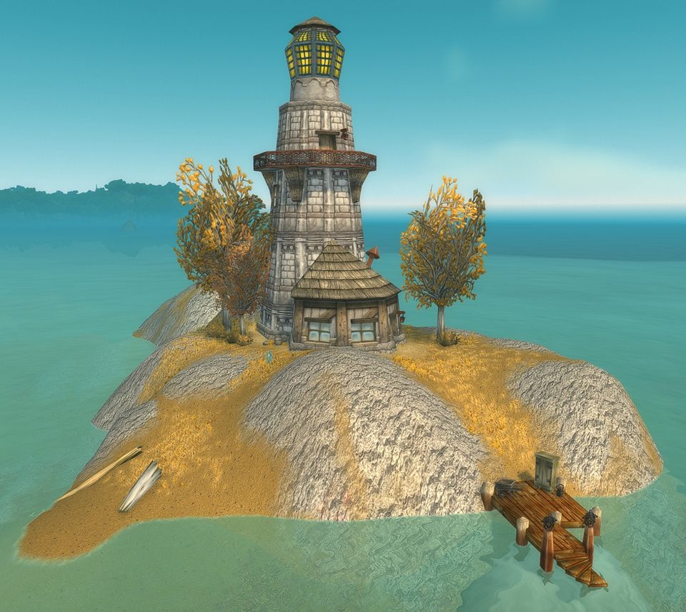 The Westfall Lighthouse on the southern coast